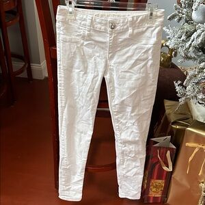 American Eagle Outfitters Crisp White Skinny Jeans